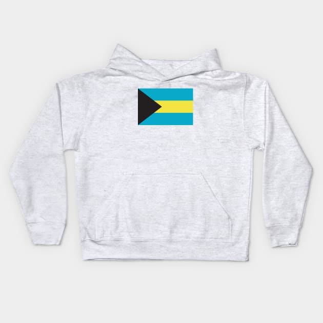 Bahamas National Flag Kids Hoodie by IslandConcepts